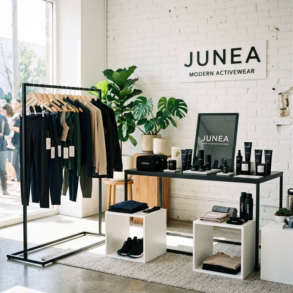 Junea Pop-Up Display Store